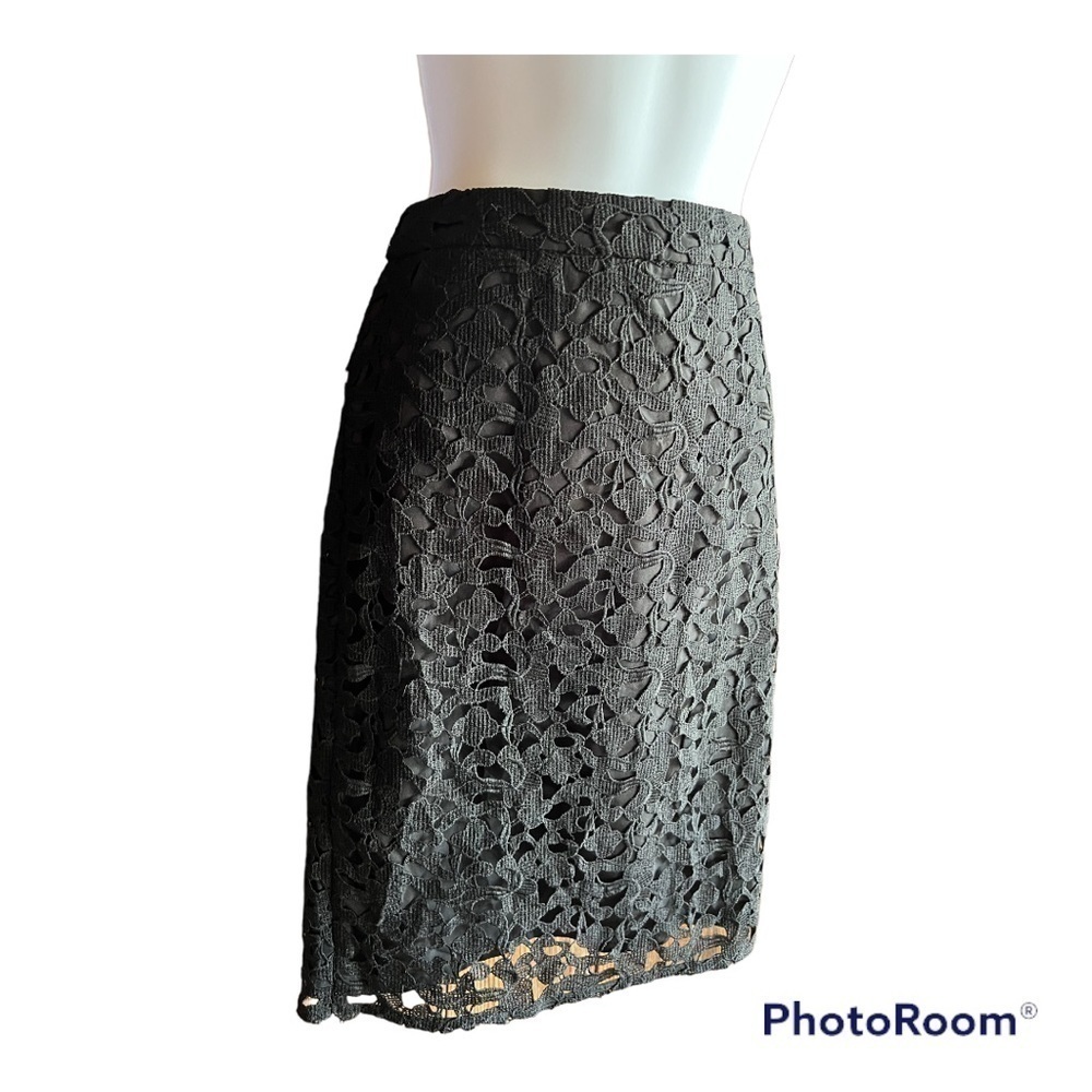 $10 Saturday Savings! 🛍J Crew Dressy Lace Black Elegant Skirt - Picture 10 of 11